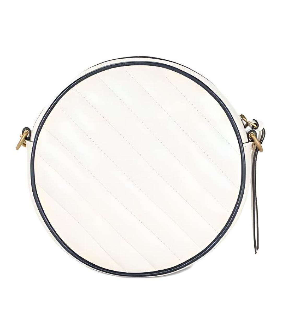 GUCCI Белая кожаная сумка через плечо, фото 3