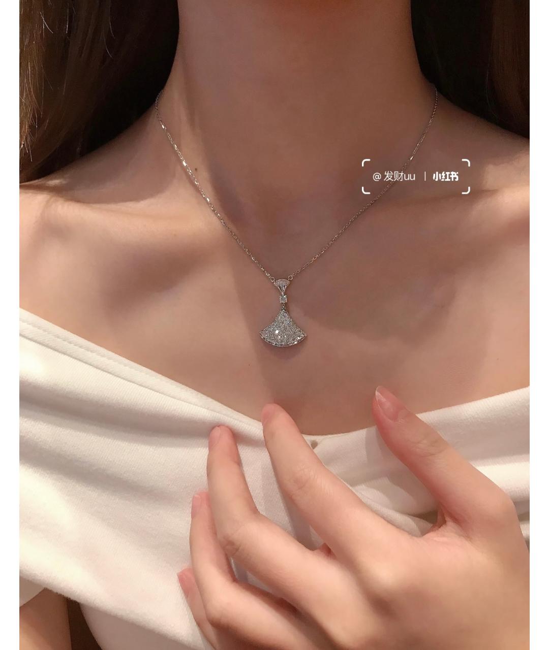 BVLGARI Подвеска из белого золота, фото 9