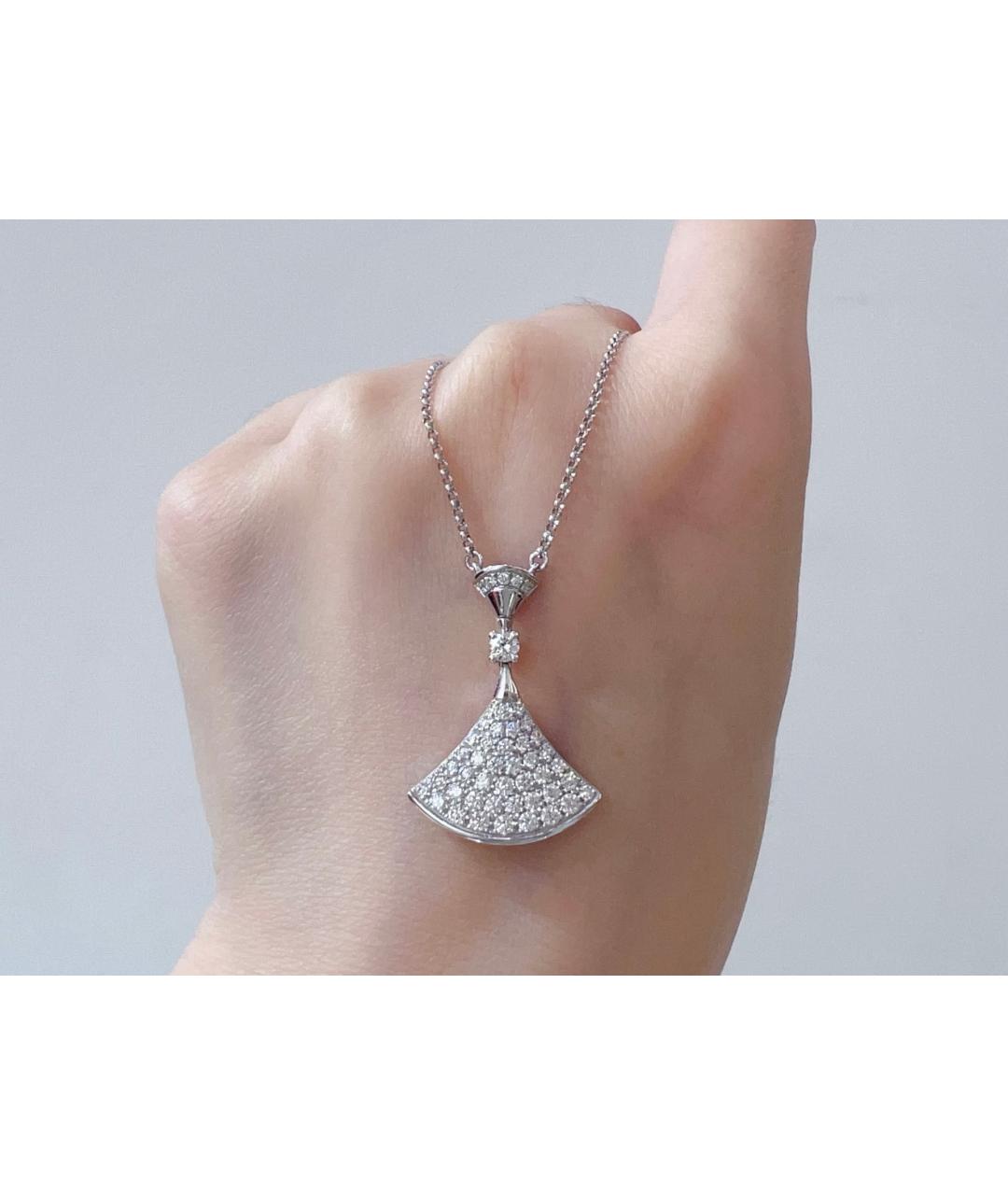 BVLGARI Подвеска из белого золота, фото 3