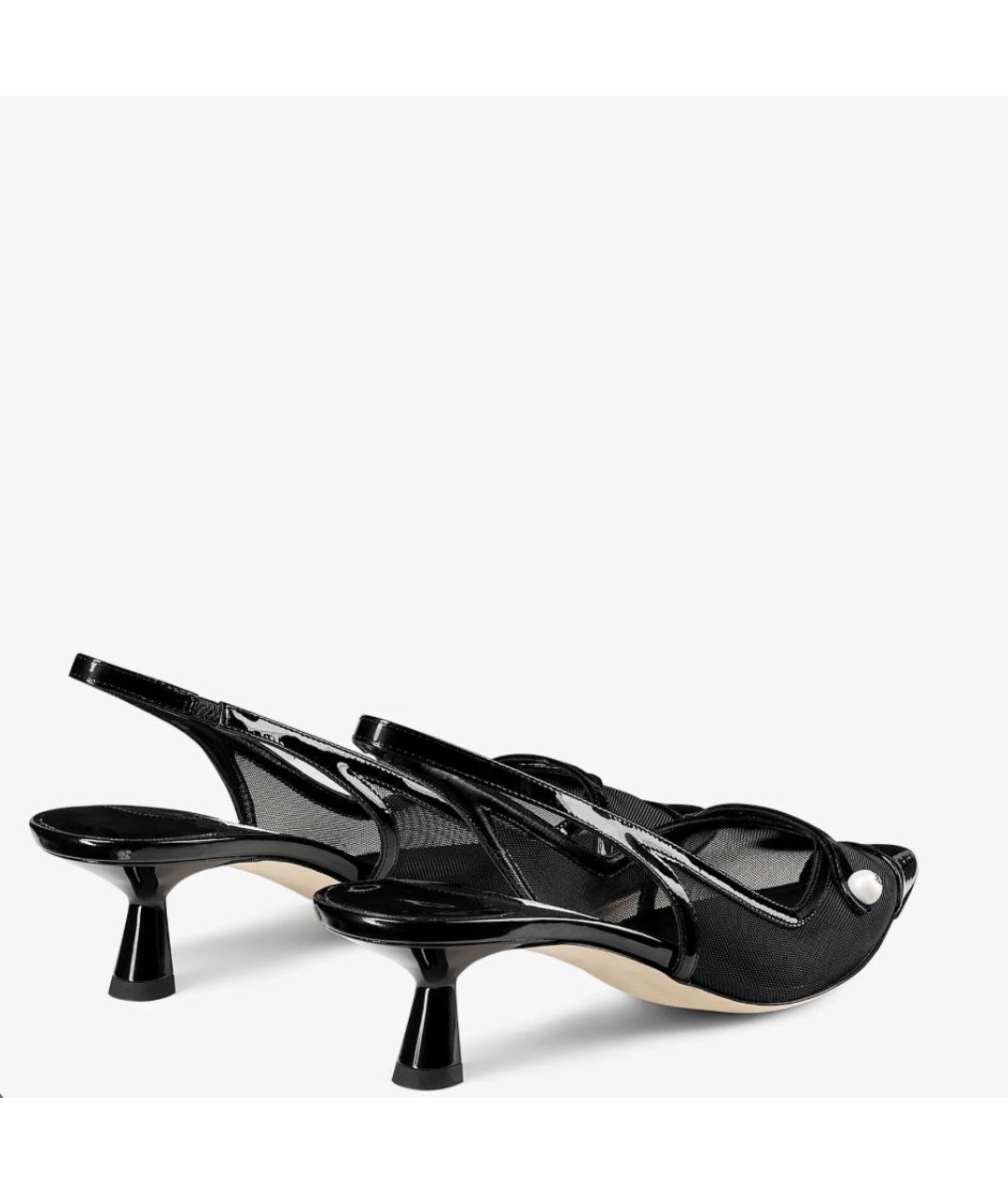 JIMMY CHOO Черные туфли из лакированной кожи, фото 3