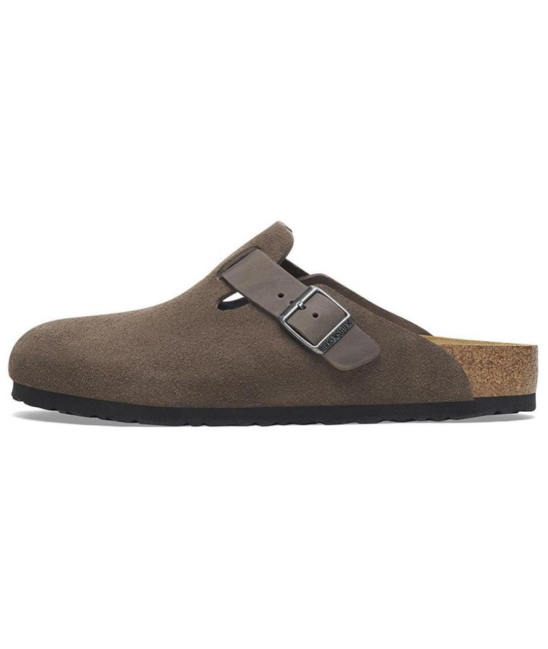 BIRKENSTOCK Антрацитовые слипоны, фото 6