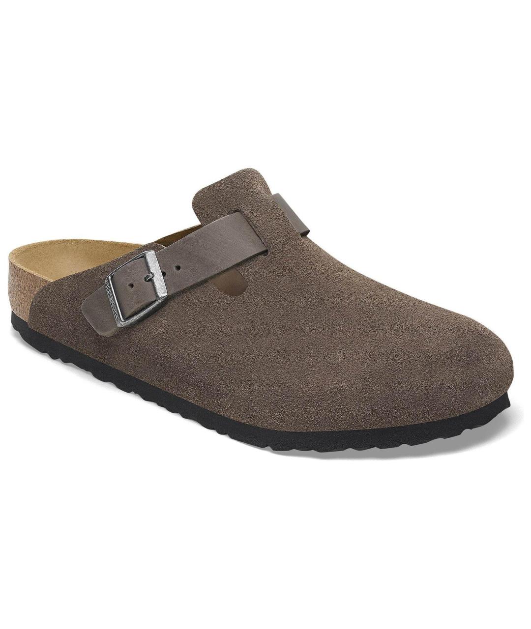 BIRKENSTOCK Антрацитовые слипоны, фото 2