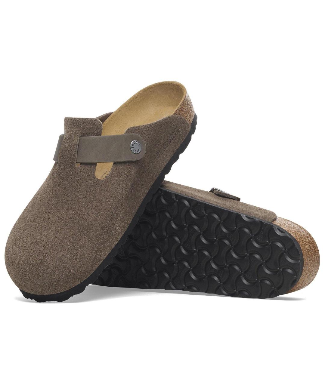 BIRKENSTOCK Антрацитовые слипоны, фото 5