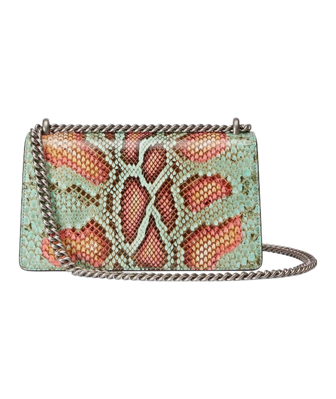 GUCCI Розовая кожаная сумка через плечо, фото 3
