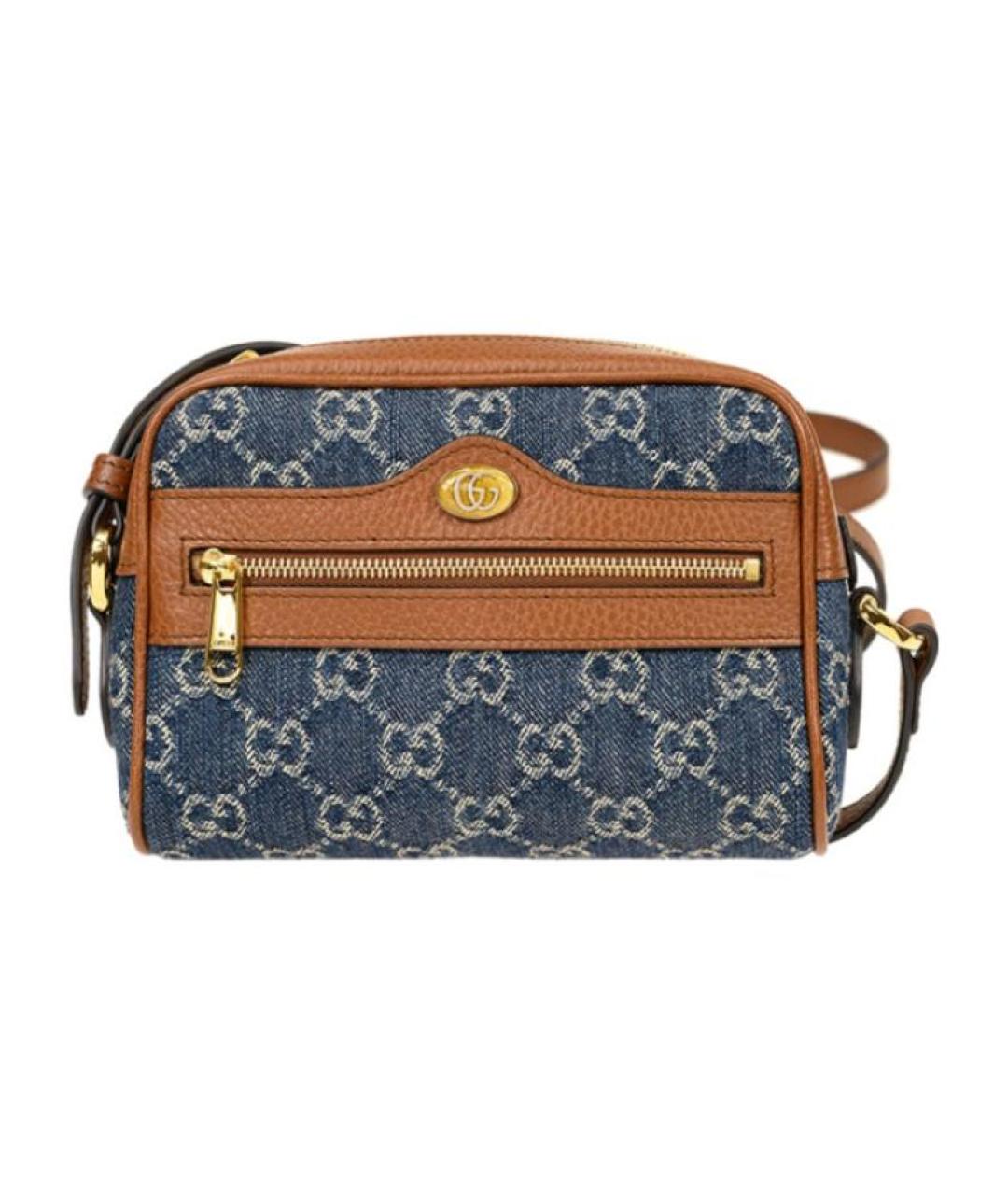 GUCCI Синяя сумка через плечо, фото 1