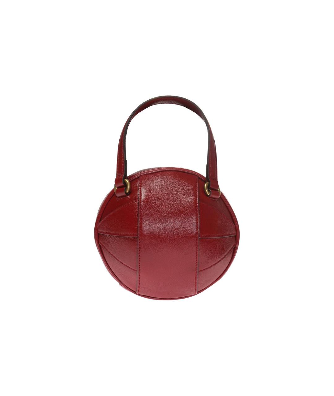 GUCCI Красная кожаная сумка через плечо, фото 3
