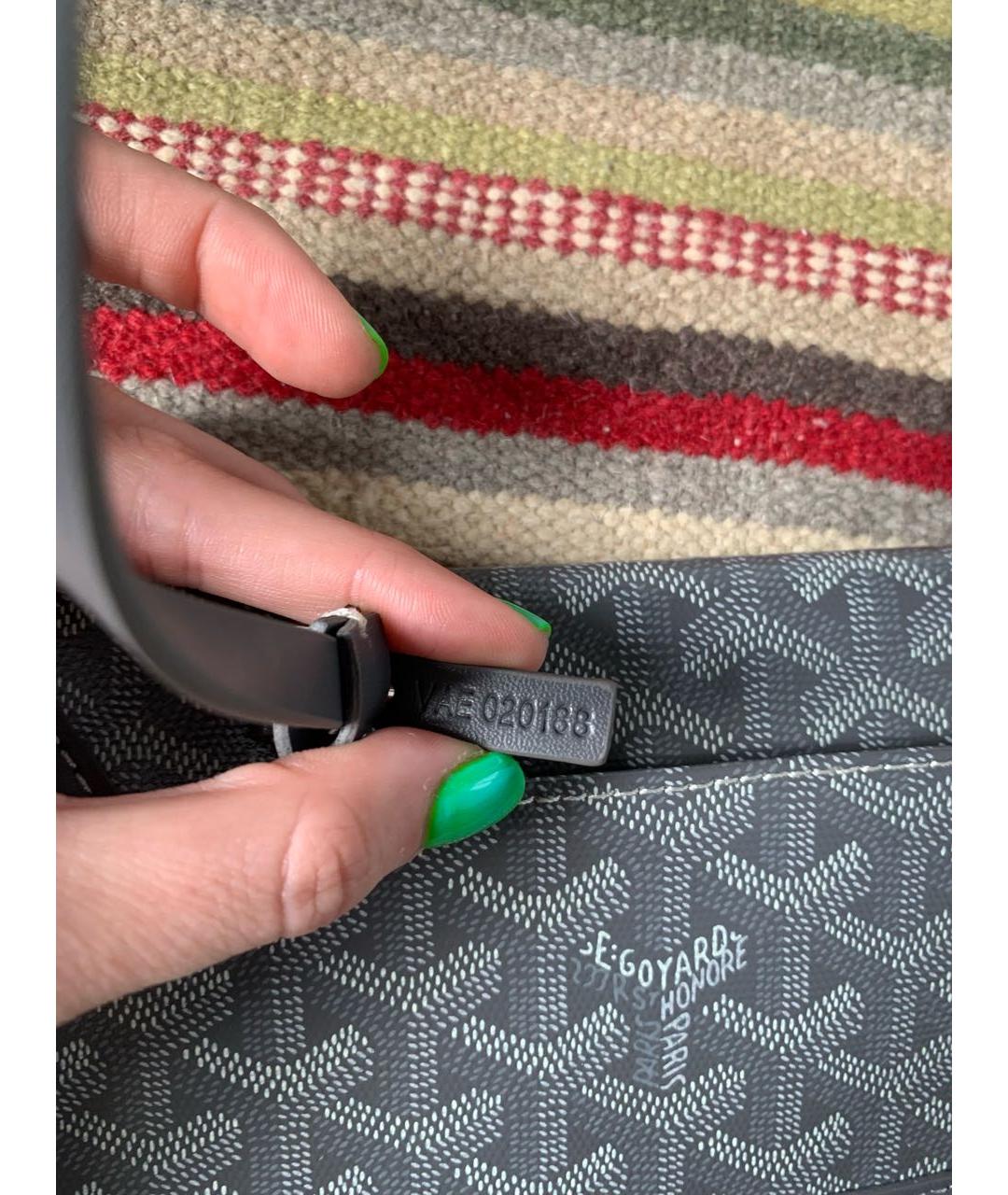 GOYARD Серая сумка тоут, фото 7