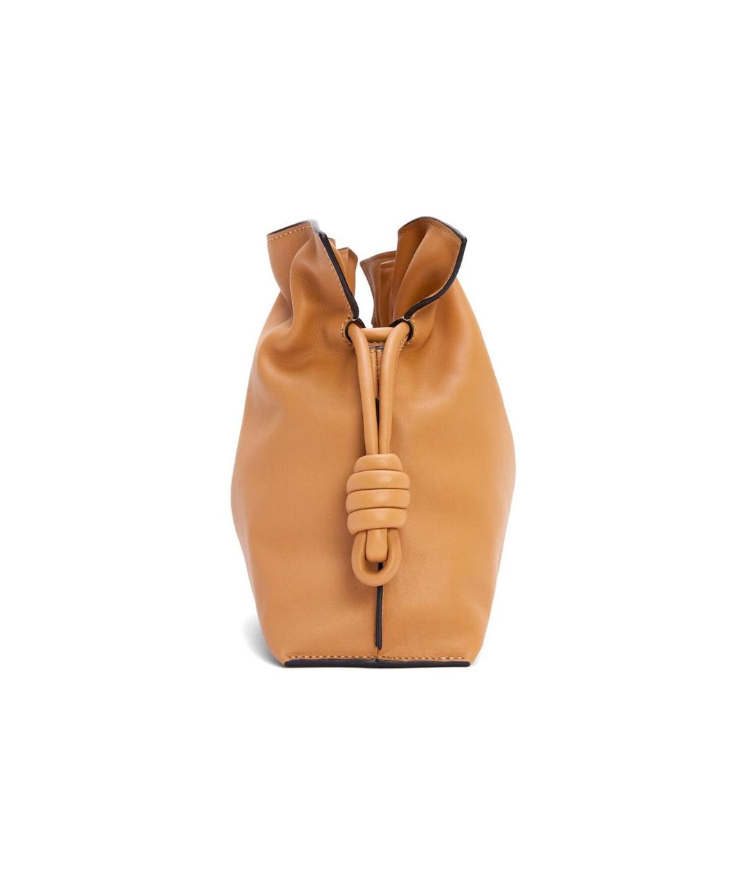 LOEWE Коричневая кожаная сумка через плечо, фото 4