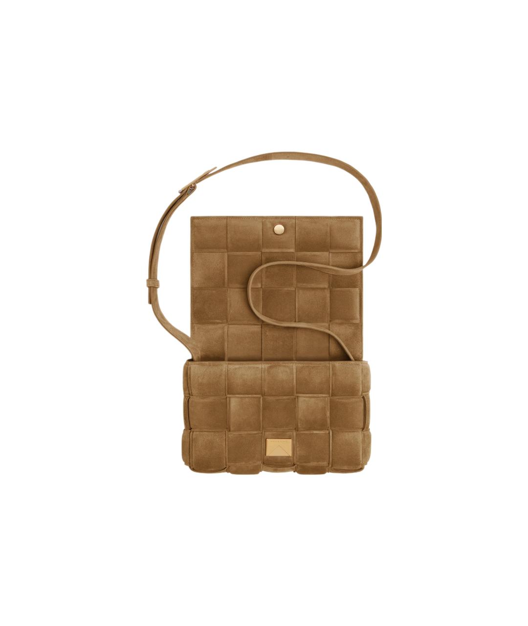 BOTTEGA VENETA Коричневая сумка через плечо, фото 4
