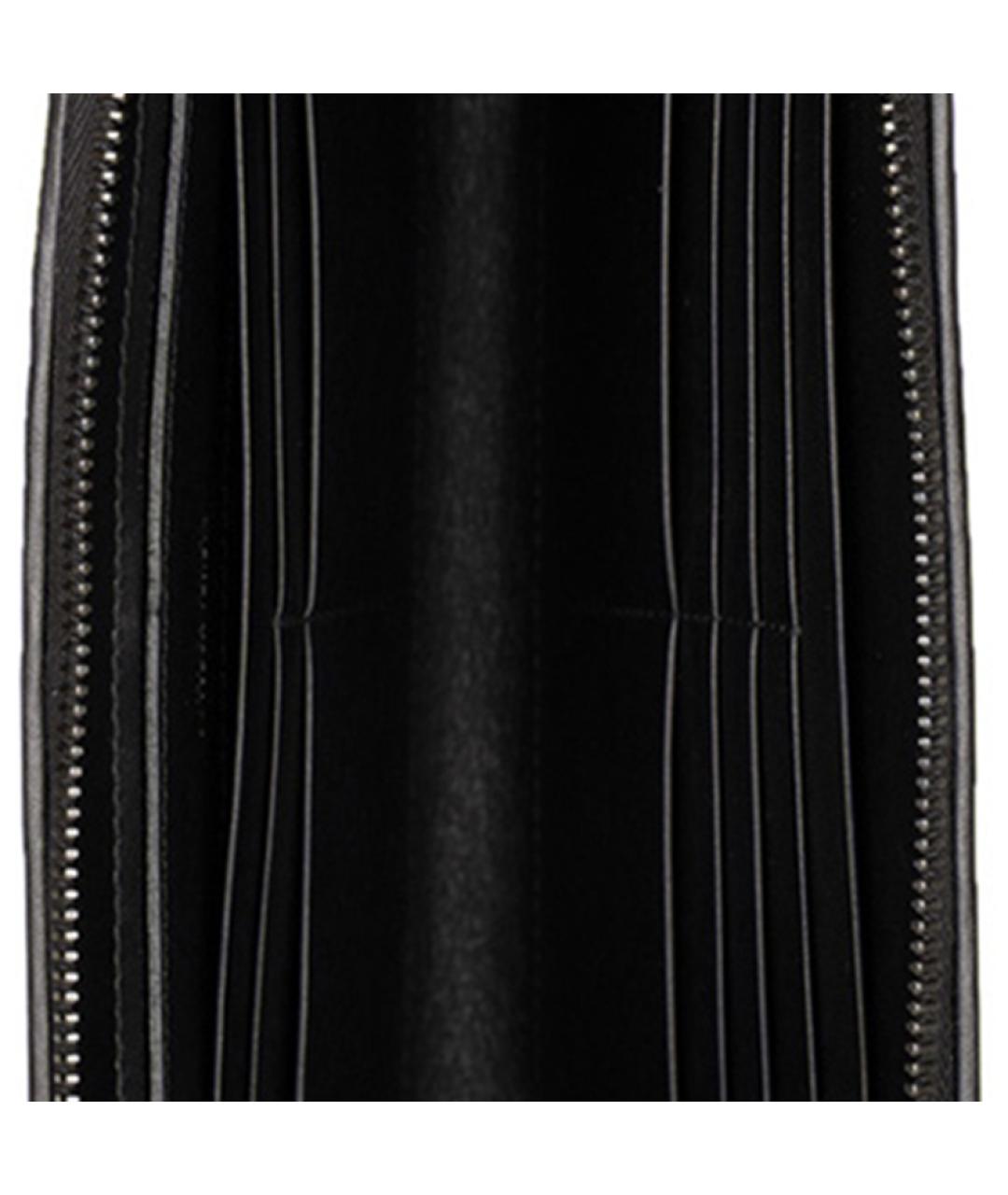 BOTTEGA VENETA Черный кожаный кошелек, фото 6