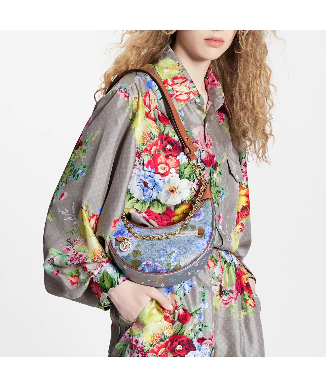 LOUIS VUITTON Синяя сумка через плечо, фото 6