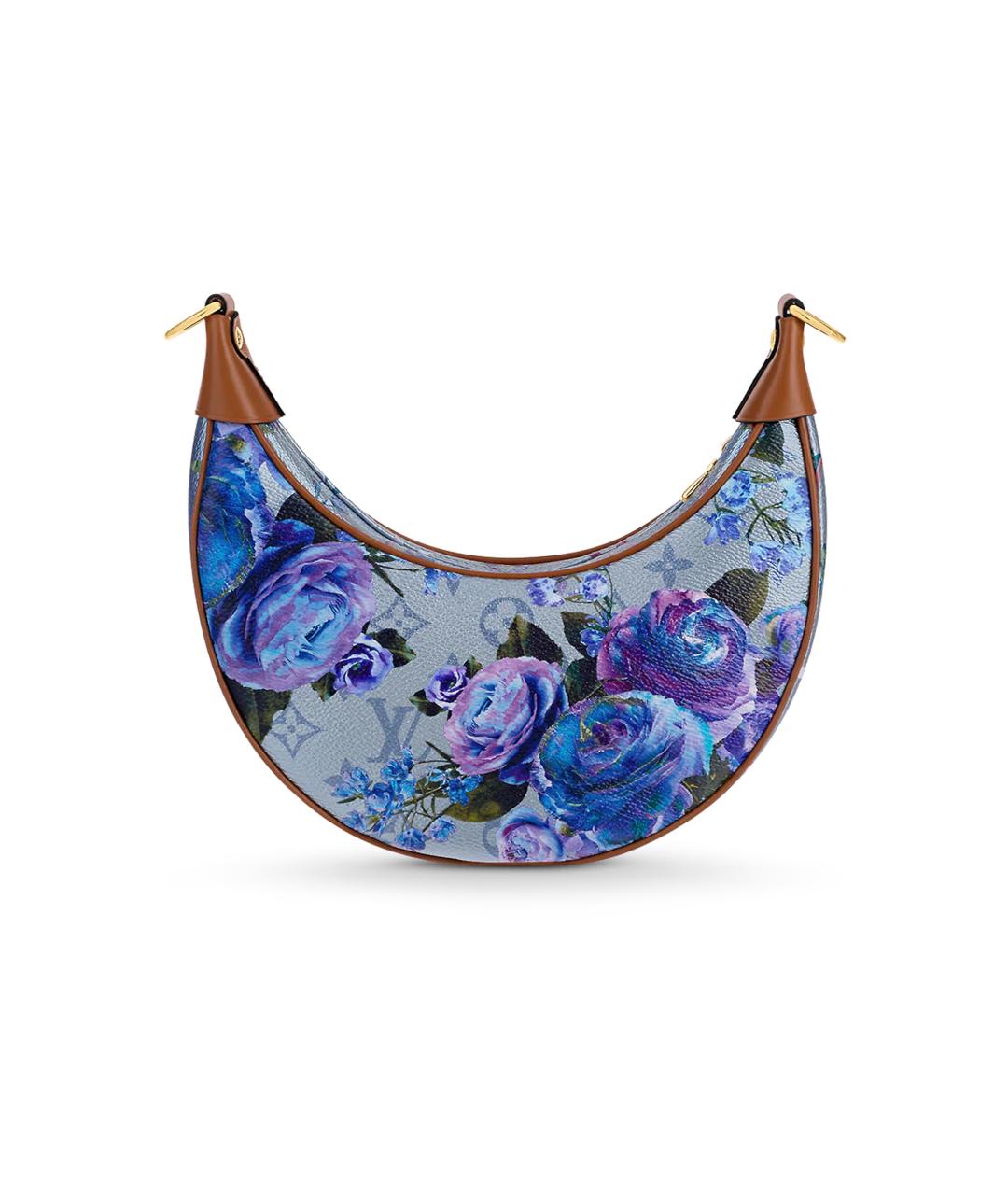 LOUIS VUITTON Синяя сумка через плечо, фото 3