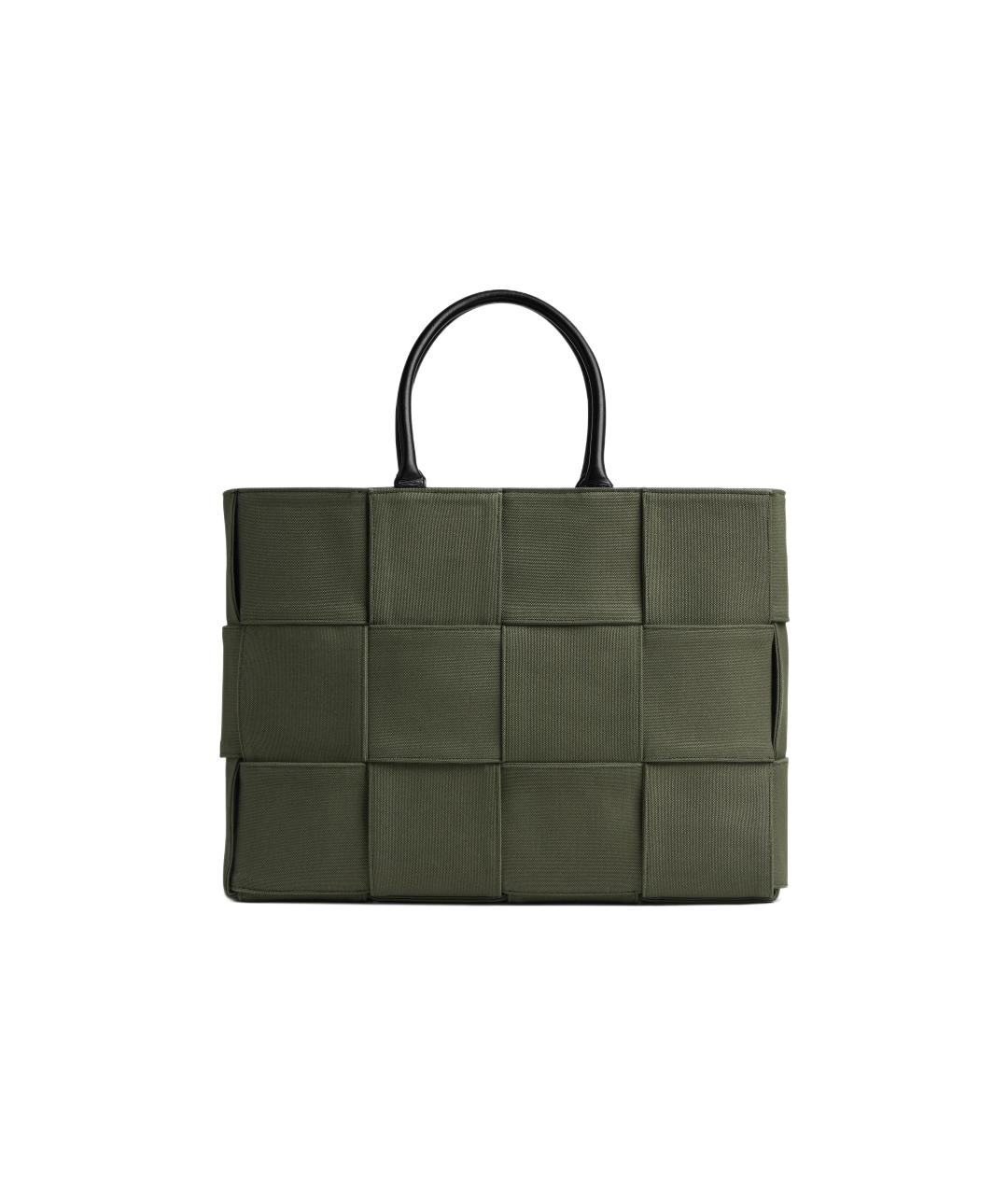 BOTTEGA VENETA Черная кожаная сумка тоут, фото 1