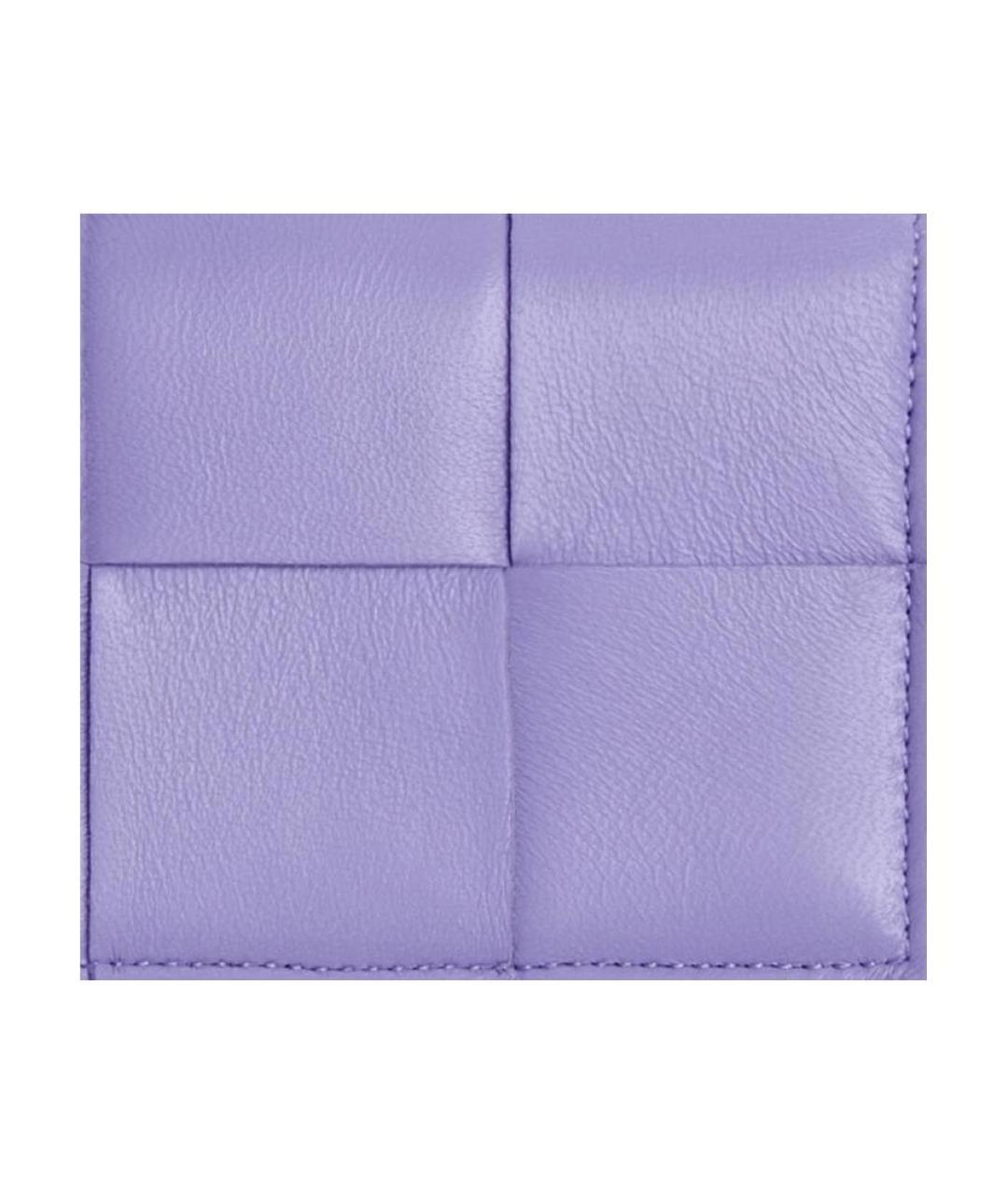 BOTTEGA VENETA Фиолетовый кожаный кардхолдер, фото 4
