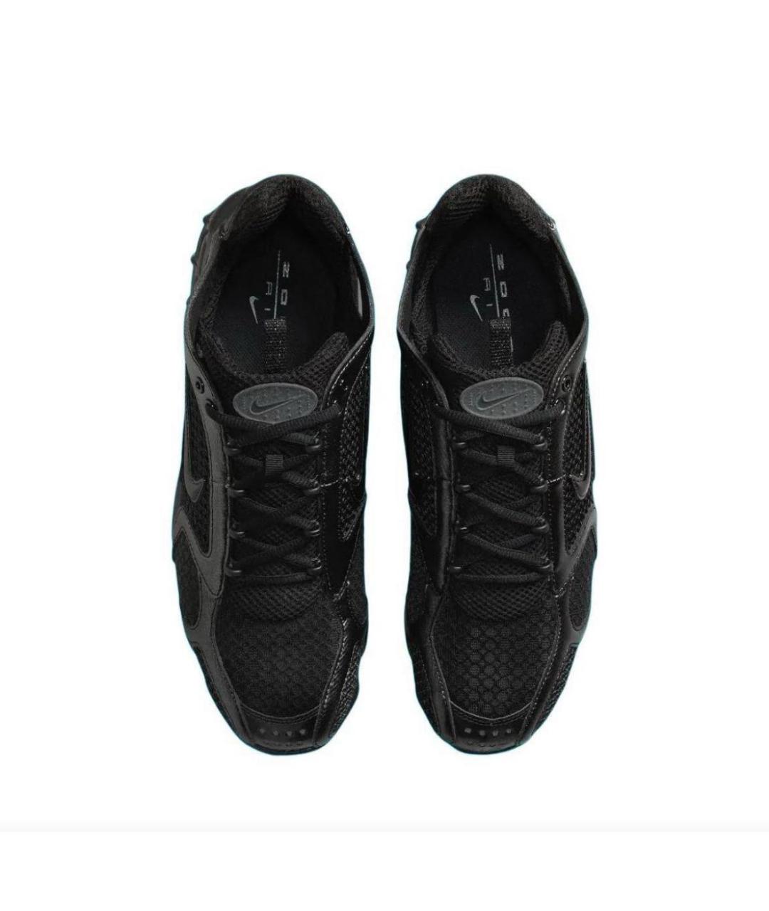 NIKE Черные текстильные низкие кроссовки / кеды, фото 3