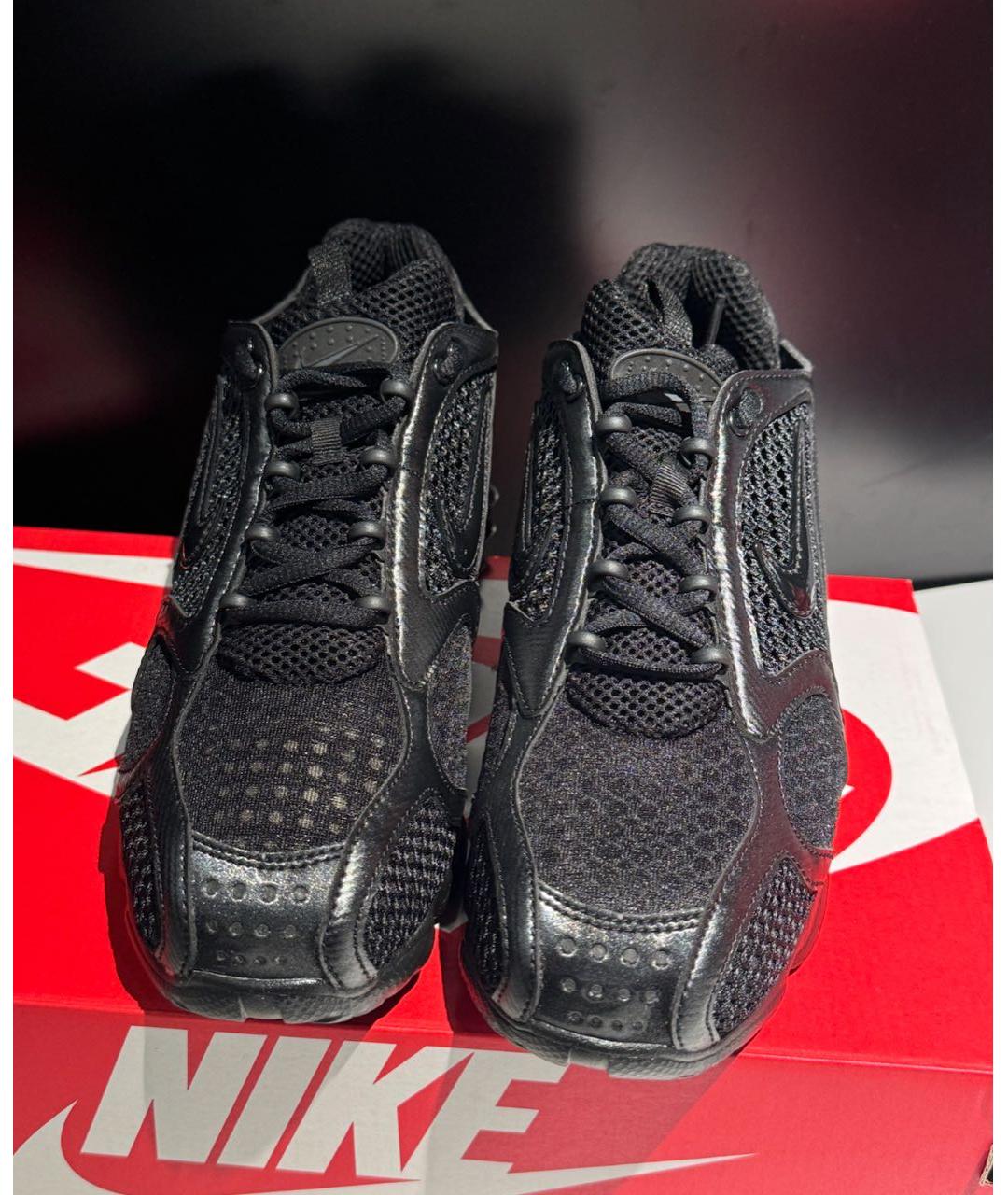 NIKE Черные текстильные низкие кроссовки / кеды, фото 7