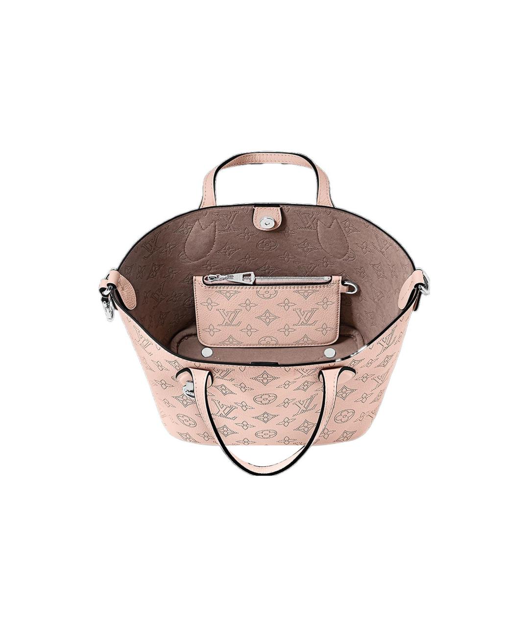 LOUIS VUITTON Розовая кожаная сумка с короткими ручками, фото 4