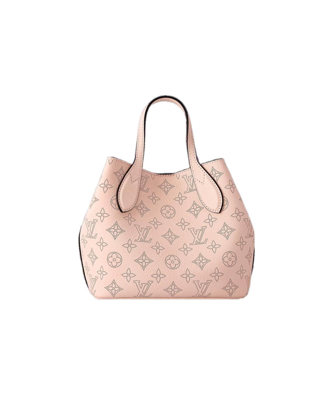 LOUIS VUITTON Розовая кожаная сумка с короткими ручками, фото 3