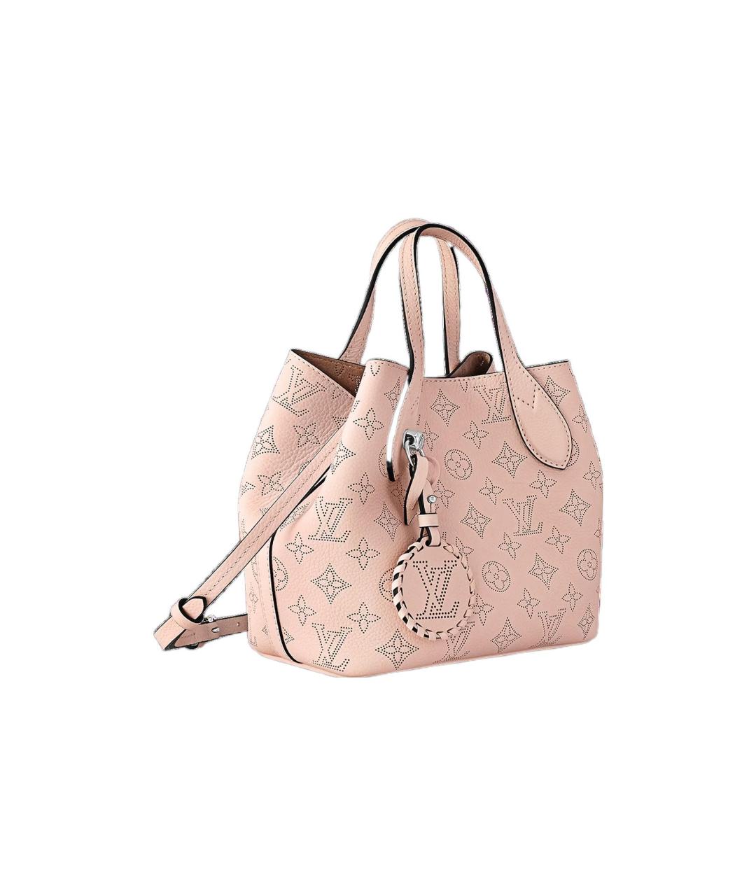 LOUIS VUITTON Розовая кожаная сумка с короткими ручками, фото 2