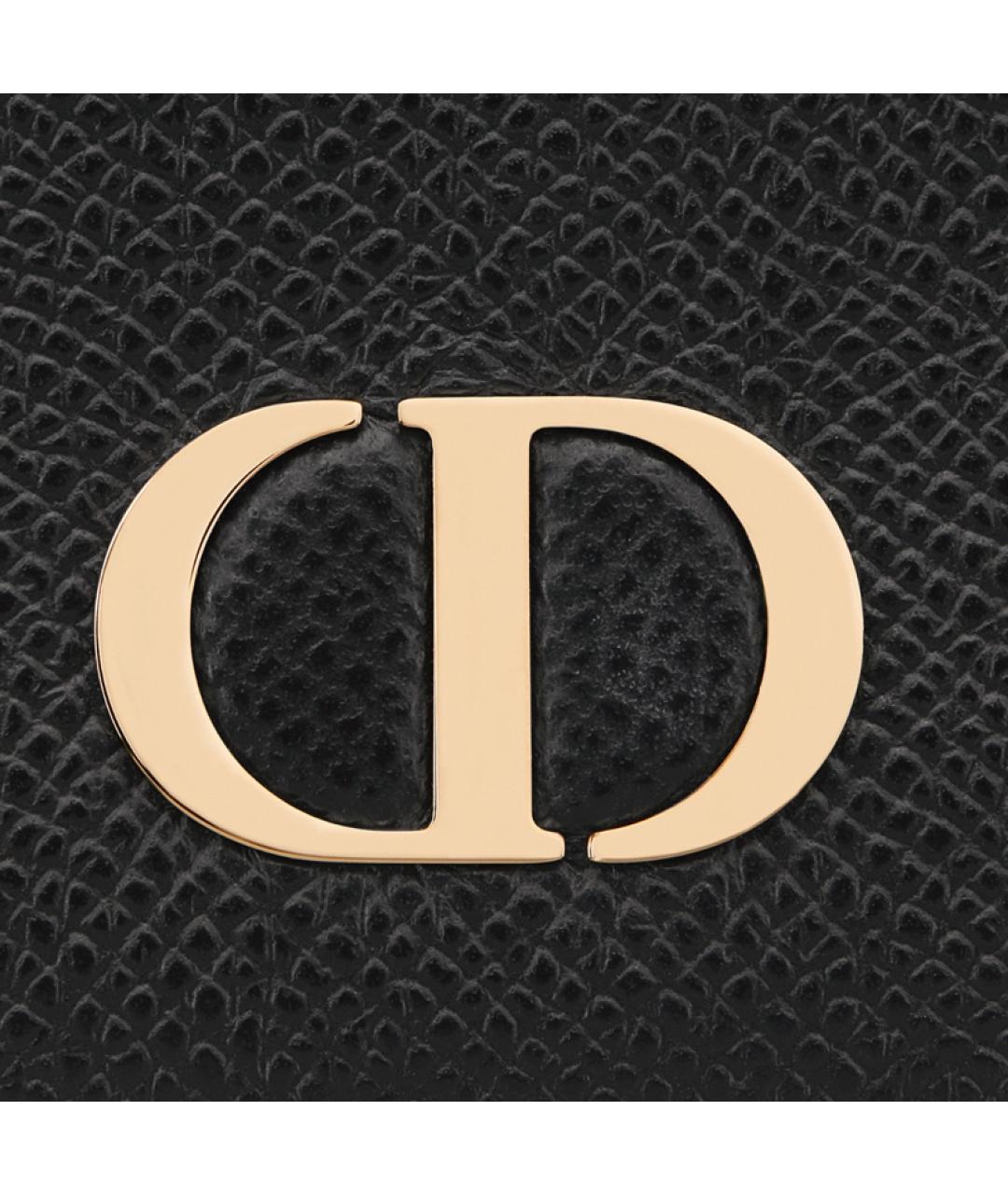 CHRISTIAN DIOR Черный кожаный кардхолдер, фото 4