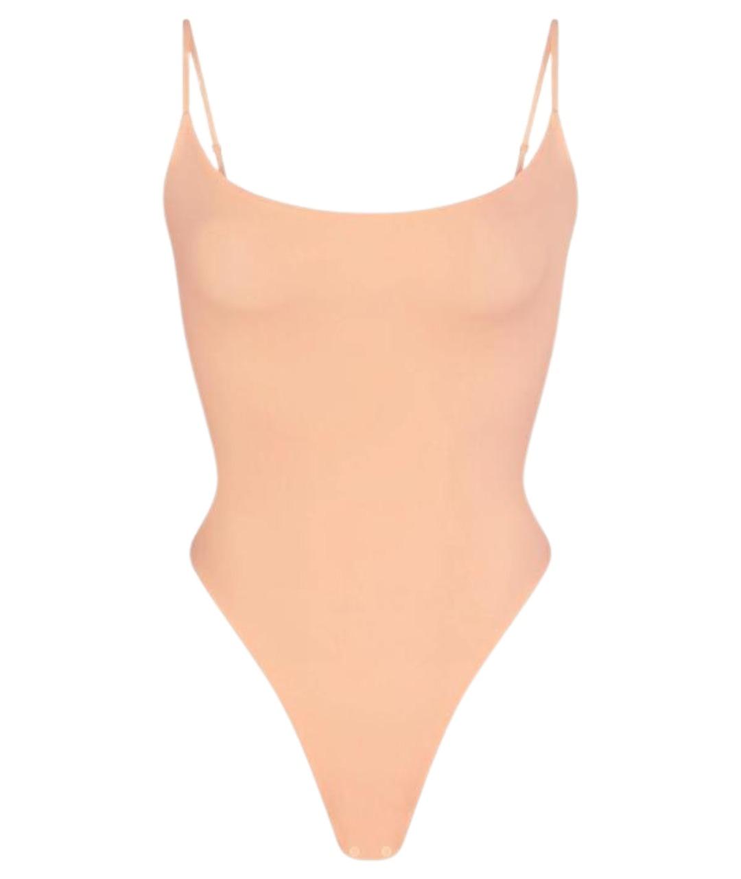 SKIMS Оранжевое боди, фото 1