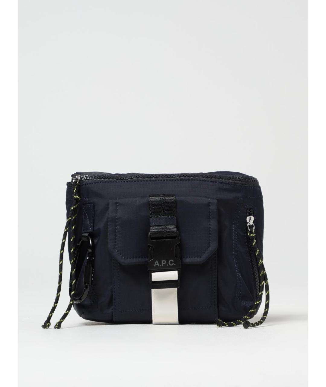 A.P.C. Темно-синяя поясная сумка, фото 1