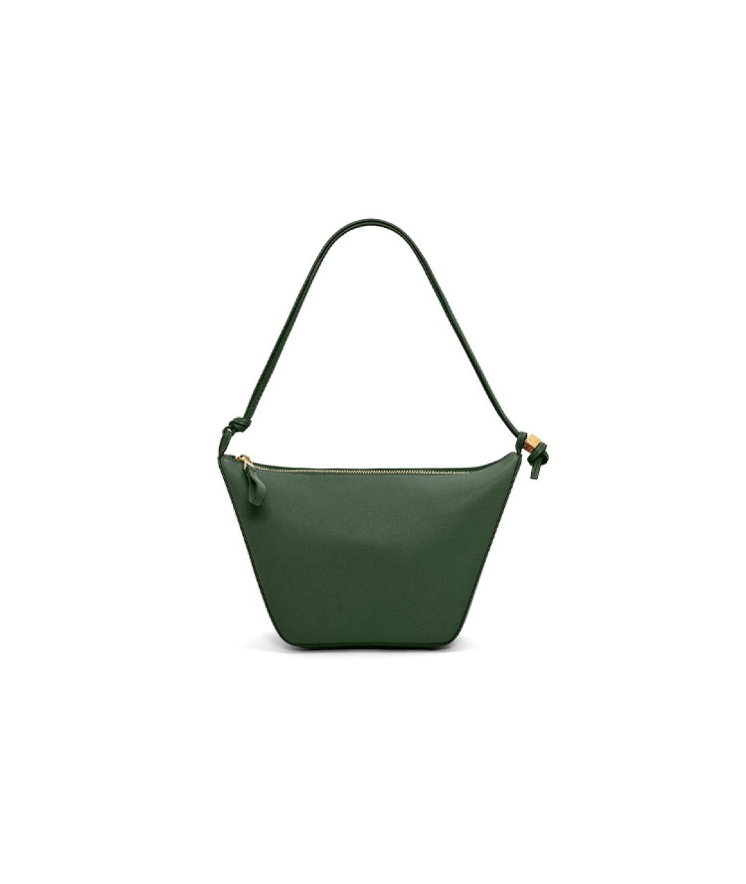 LOEWE Зеленая кожаная сумка через плечо, фото 2