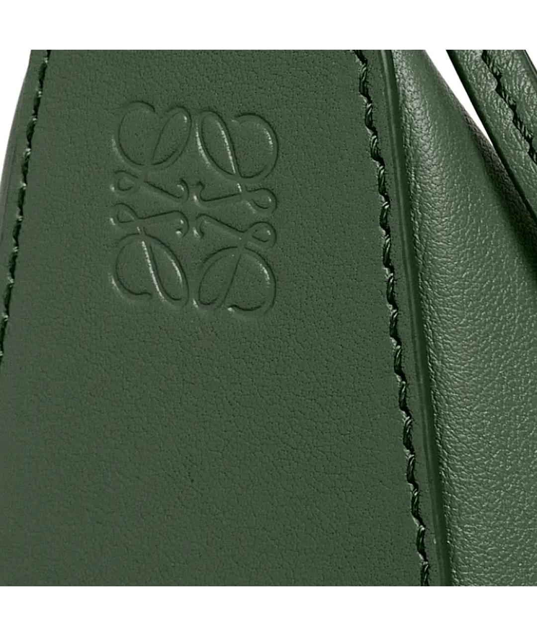 LOEWE Зеленая кожаная сумка через плечо, фото 8