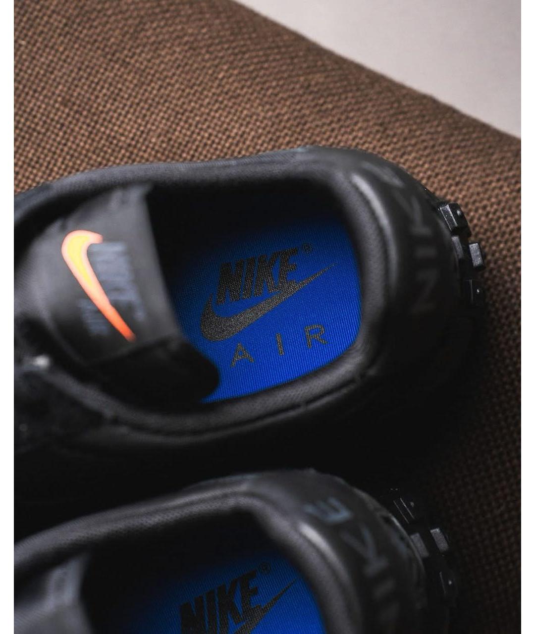 NIKE Черные текстильные низкие кроссовки / кеды, фото 8