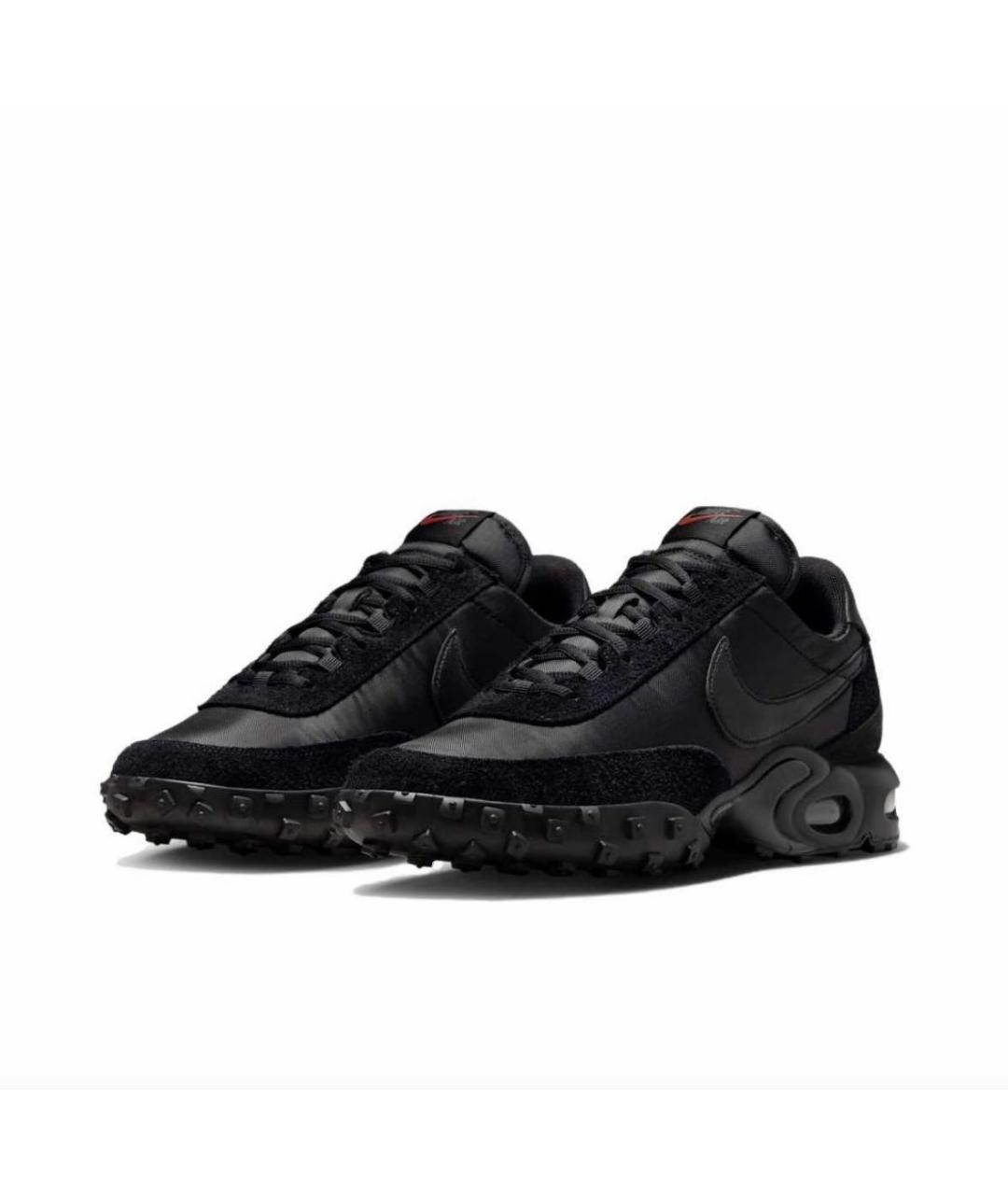NIKE Черные замшевые низкие кроссовки / кеды, фото 2