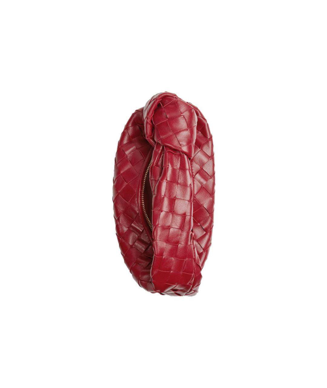 BOTTEGA VENETA Красная кожаная сумка с короткими ручками, фото 3