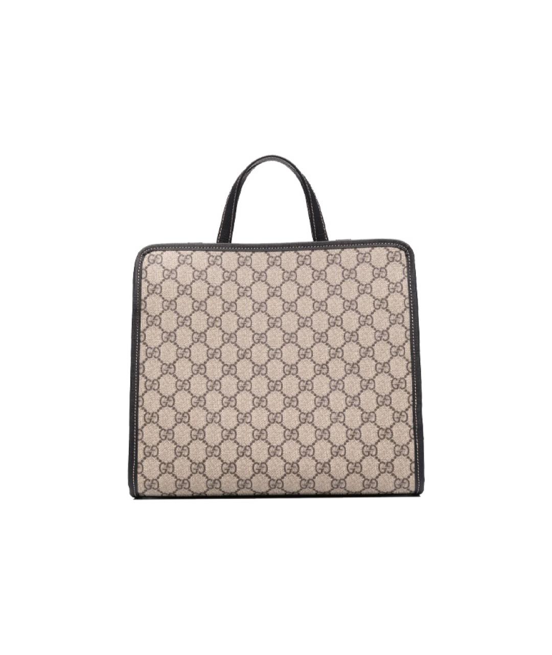 GUCCI Бежевая сумка с короткими ручками, фото 3