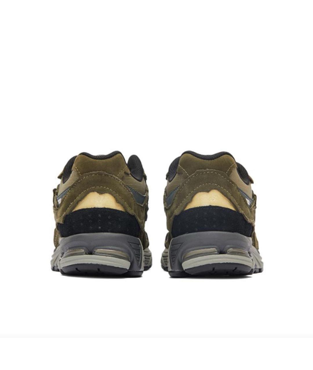 NEW BALANCE Хаки замшевые низкие кроссовки / кеды, фото 4