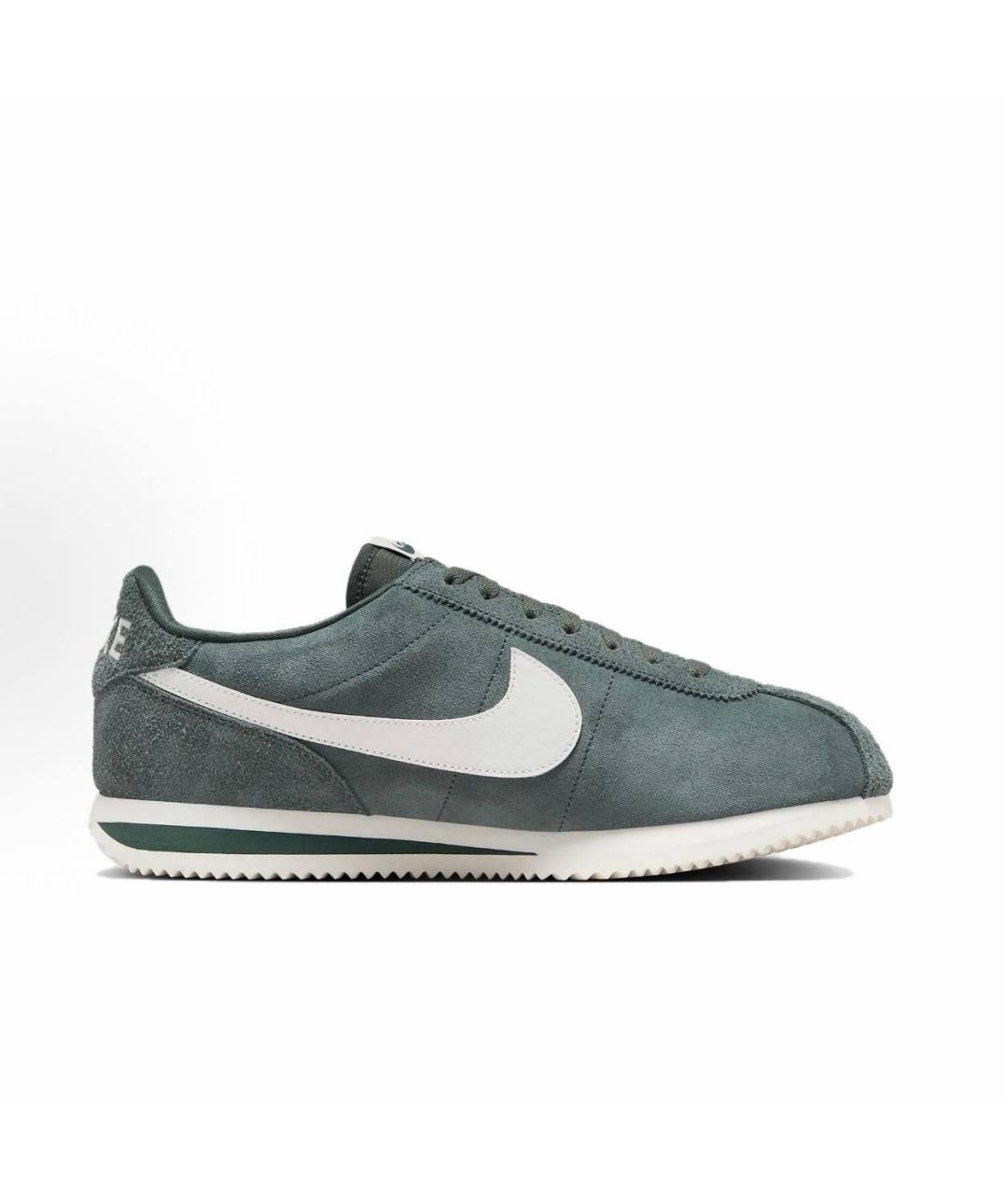 NIKE Серые замшевые низкие кроссовки / кеды, фото 5