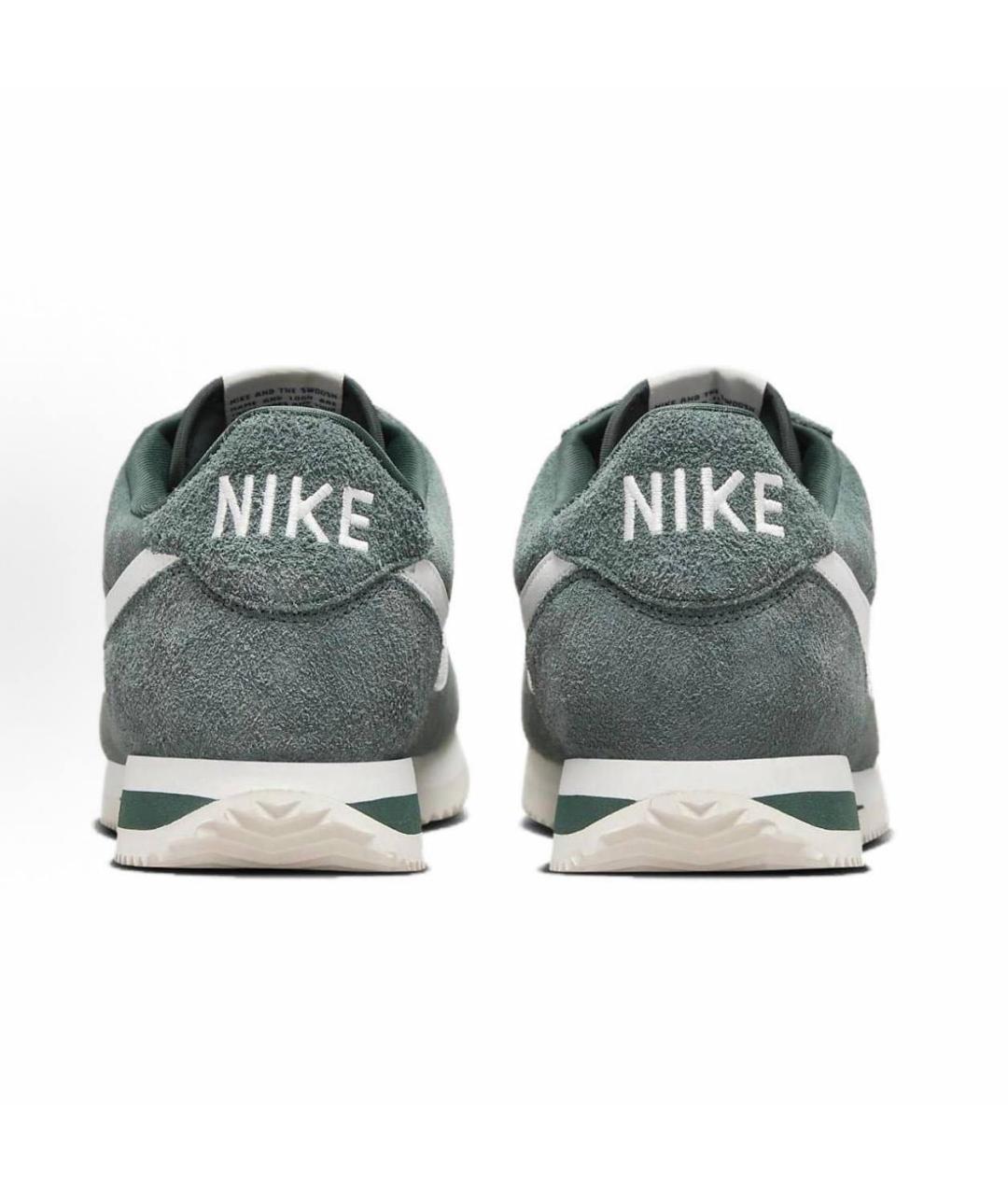 NIKE Серые замшевые низкие кроссовки / кеды, фото 4