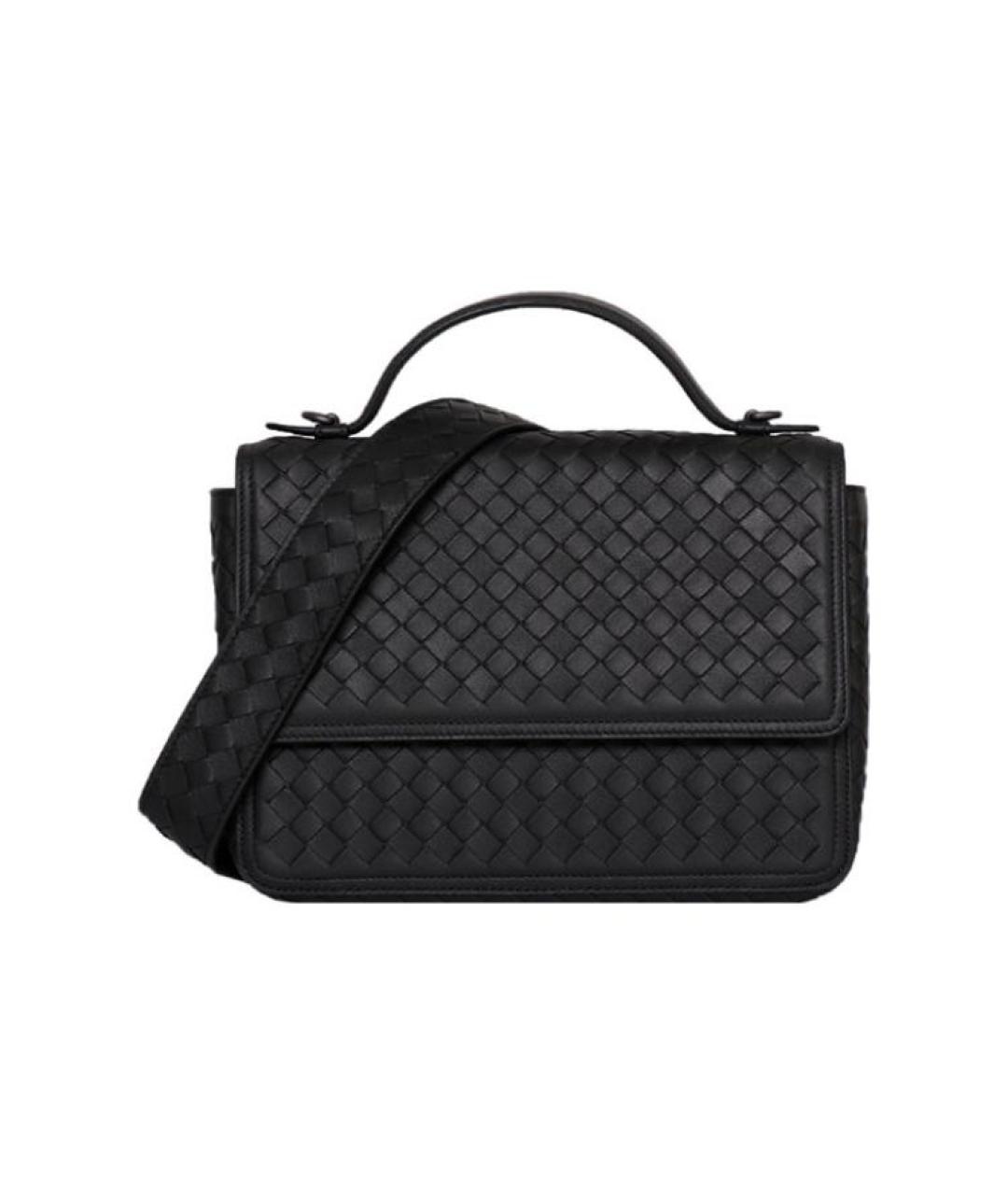 BOTTEGA VENETA Черная сумка с короткими ручками, фото 1