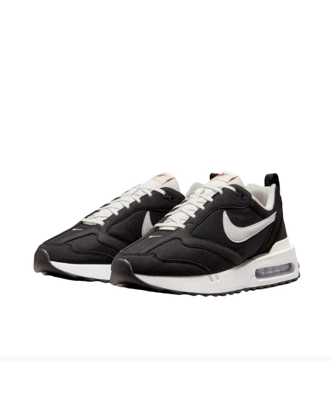 NIKE Черные текстильные низкие кроссовки / кеды, фото 2