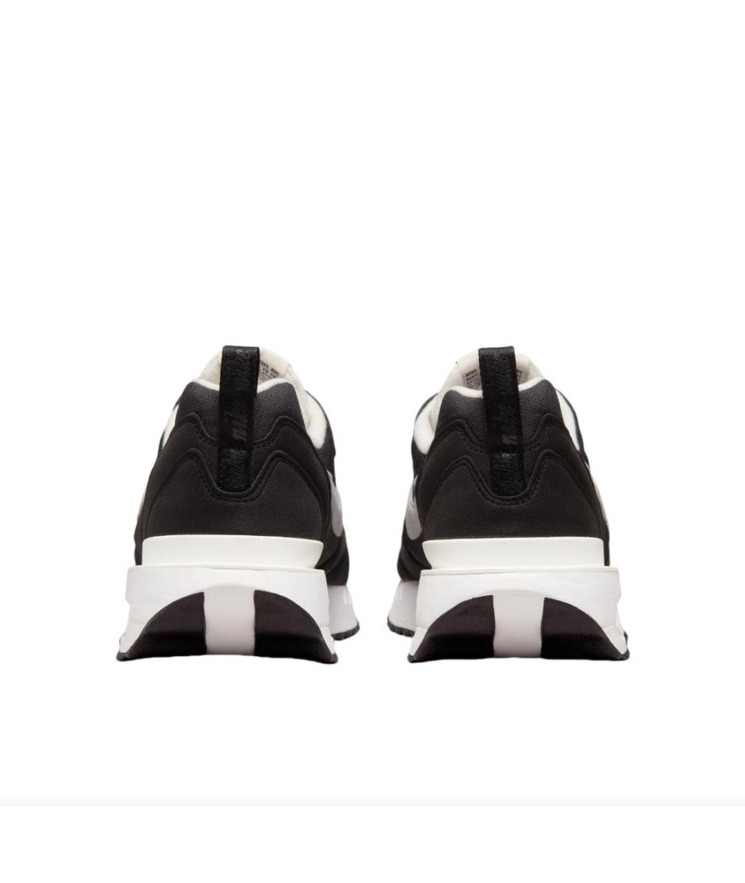 NIKE Черные текстильные низкие кроссовки / кеды, фото 4