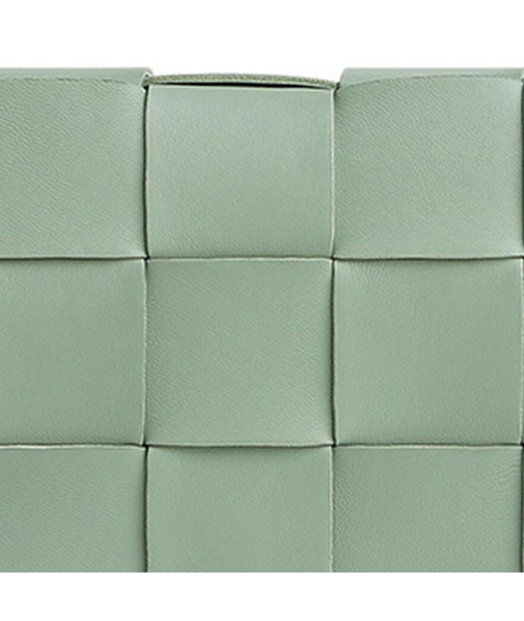 BOTTEGA VENETA Зеленая кожаная сумка через плечо, фото 5