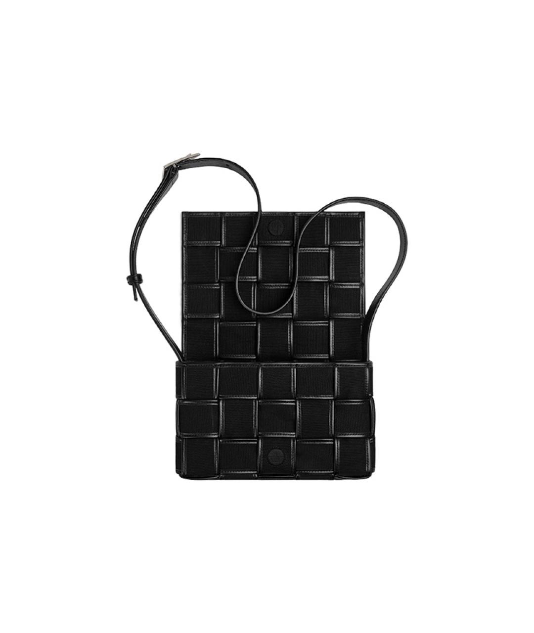 BOTTEGA VENETA Черная сумка на плечо, фото 4
