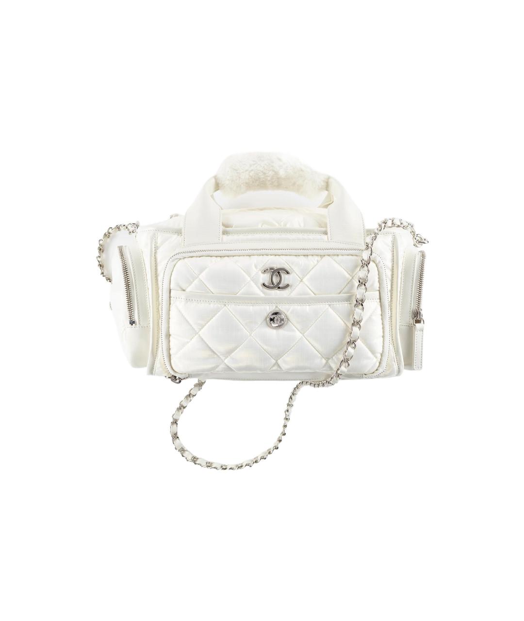 CHANEL Белая сумка через плечо, фото 1