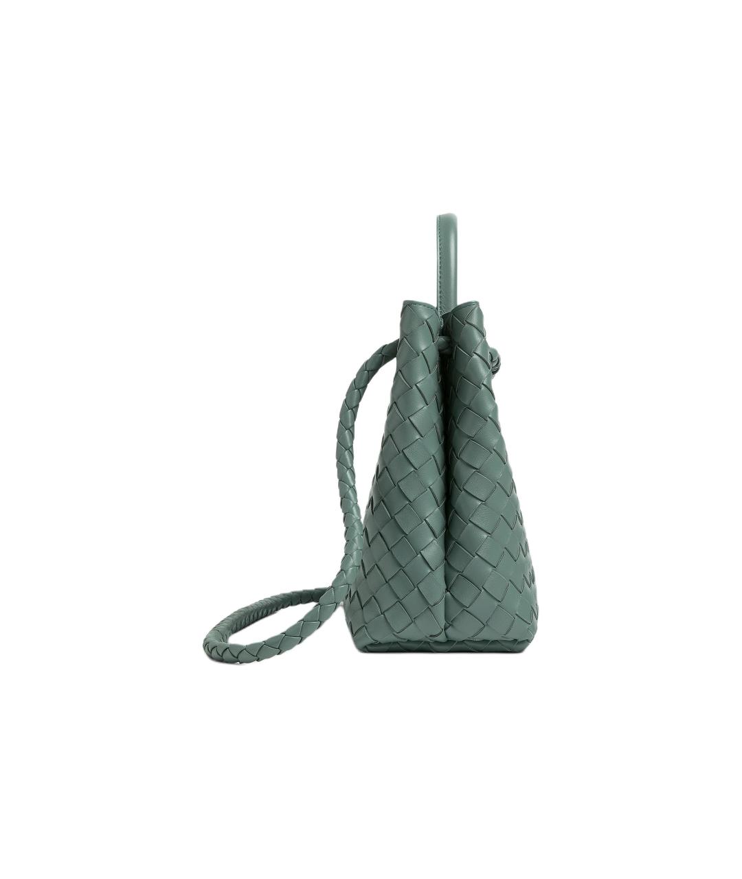BOTTEGA VENETA Зеленая сумка с короткими ручками, фото 2