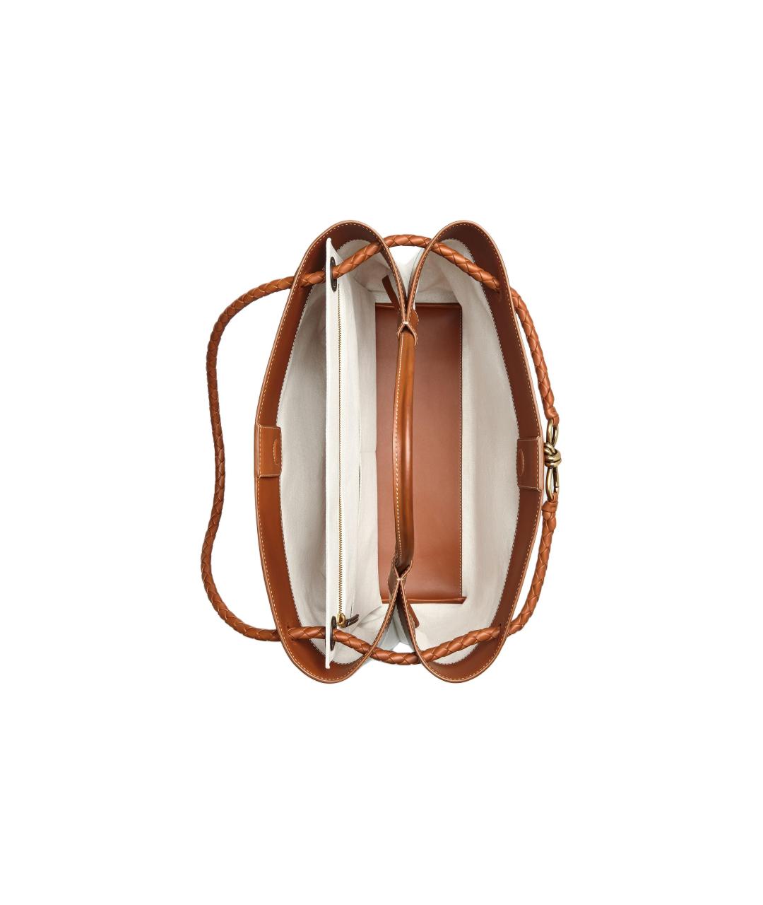 BOTTEGA VENETA Белая сумка с короткими ручками, фото 4