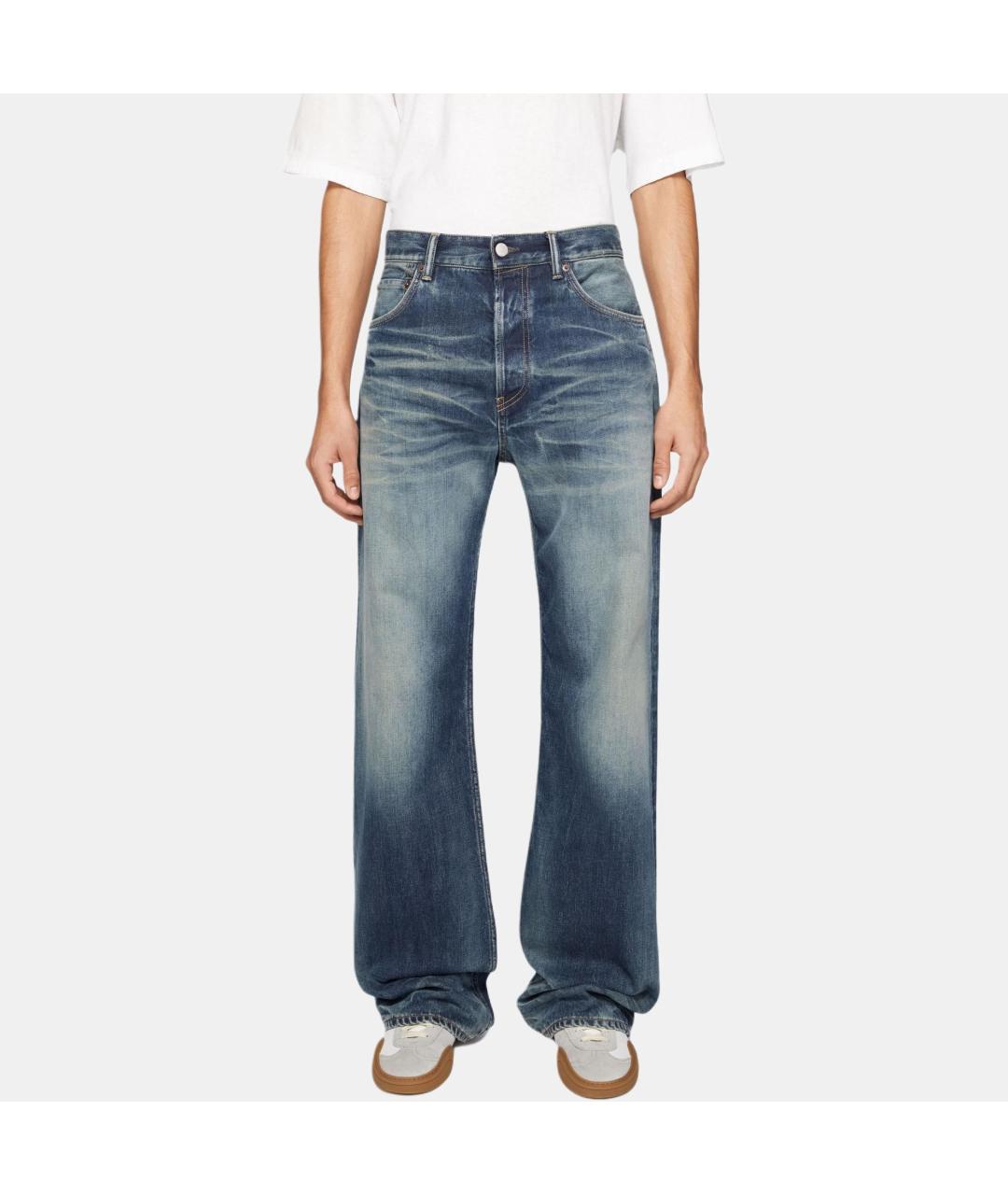 ACNE STUDIOS Синие прямые джинсы, фото 2