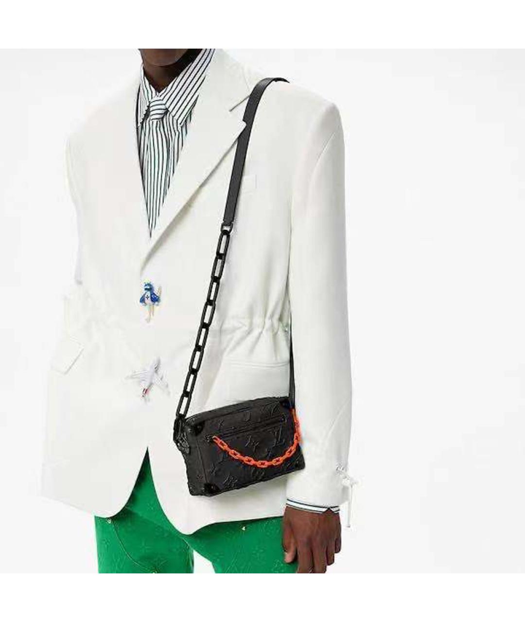 LOUIS VUITTON Черная сумка на плечо, фото 6