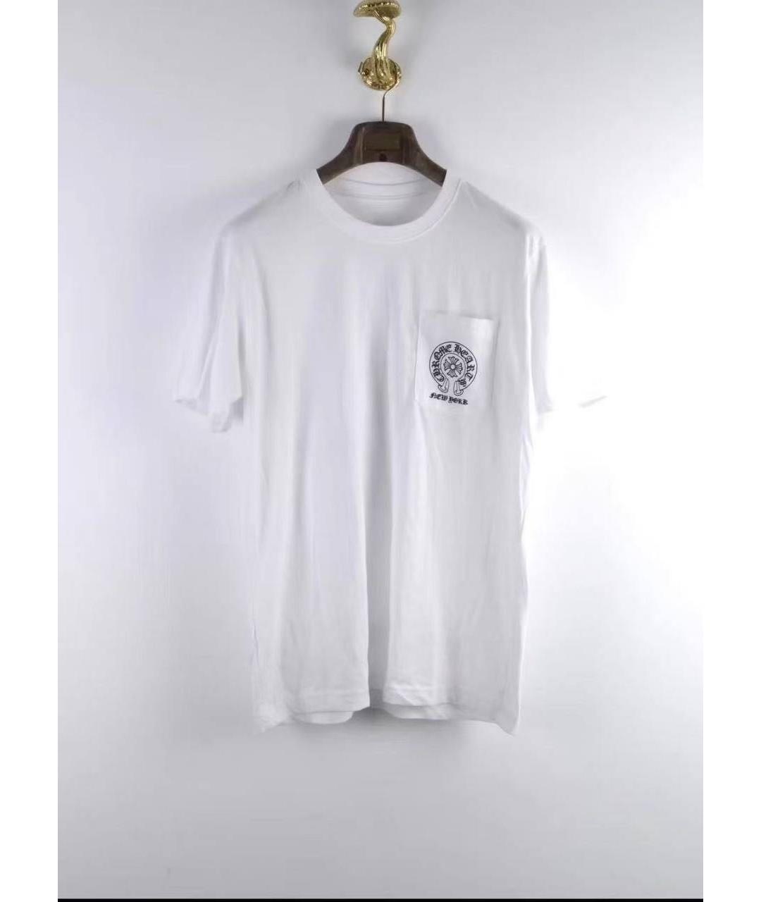 CHROME HEARTS Белая хлопковая футболка, фото 3