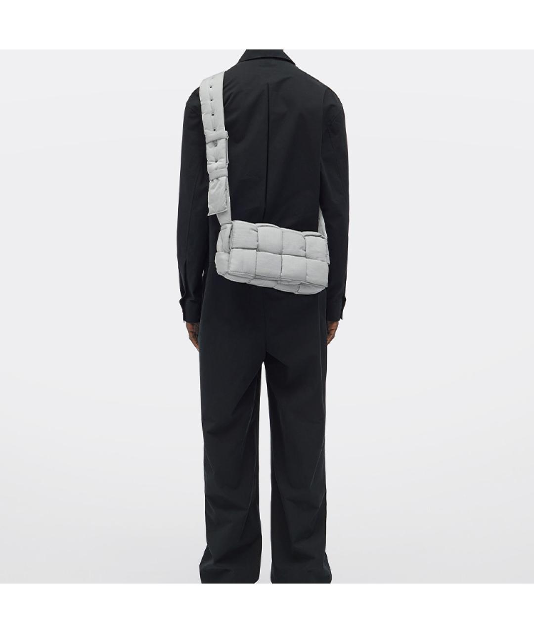 BOTTEGA VENETA Серая сумка на плечо, фото 6