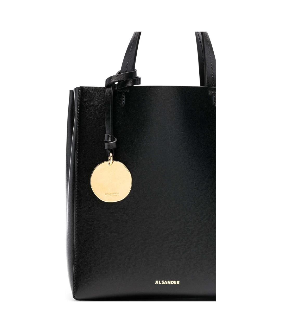 JIL SANDER Черная сумка с короткими ручками, фото 4