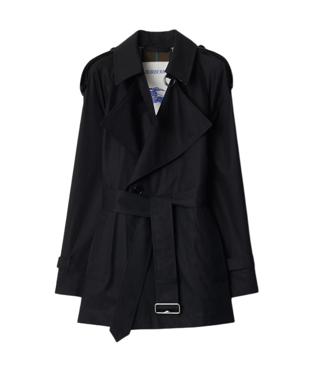 BURBERRY Черный тренч/плащ, фото 1