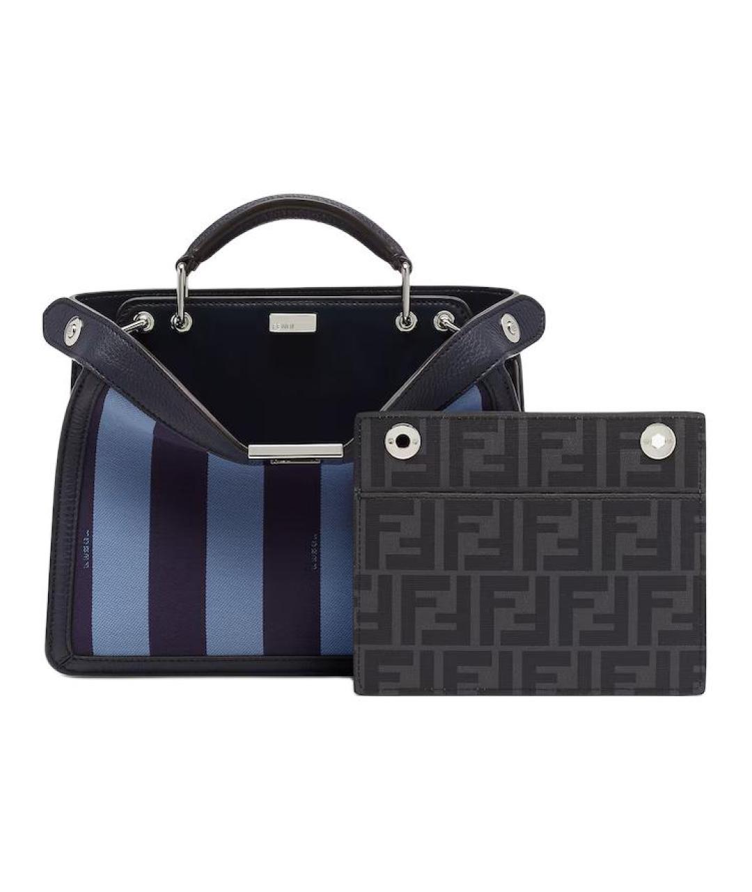 FENDI Синяя сумка на плечо, фото 2